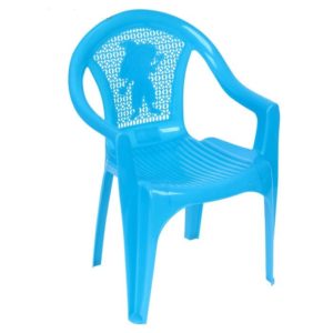 Детский стул цвет голубой